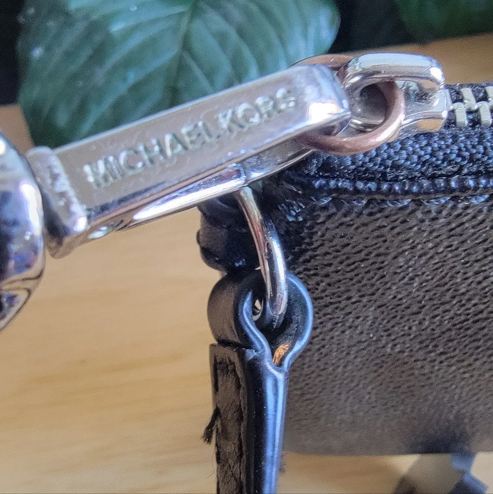 Michael Kors Black Wristlet. EUC. - Picture 3 of 11